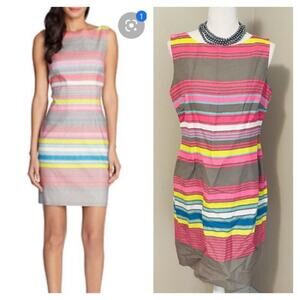 Tahari Linen Blend Dress